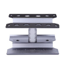 6X Metal RC Car Workstation Work Stand Repair 360 Degree Rotation for 1/8 1/10 1/12 1/16 Scale Models,Grey