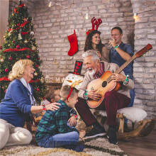 24 Stück Handgelenkschellen, Glocken, Armbänder, Jingle Bells, Musikalische KnöChelglocken, Rhythmusinstrument für Kinder, Weihnachtsgeschenke,