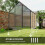 190 x 190cm Walk-In Polycarbonate Greenhouse 8