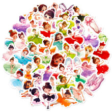 Dancing Girl Stickers Ballet Dancer Vinyl 50