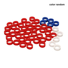 200Pcs Silicone Finger Rings for Any Scissors Inserts Haircutting Styling Tools Accessories Mix Colors