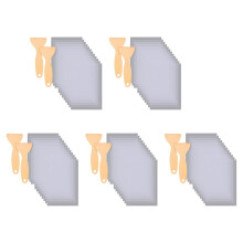 60 Sztuk Folia FEP O Grubości 200X140X0,15 mm do Drukarek UV 3D, Żywica LCD SLA, z 2 Sztuk Wymiennymi Plastikowymi Szpatułkami
