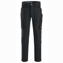 Snickers Work Trousers Mens 6873 Slim Fit Black Stretch Multi Pockets 30W 30L