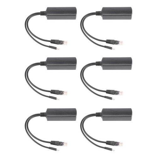 6X Module D'Alimentation POE Standard Isole Separateur 48V A 5V2.4A Separateur D'Interface USB