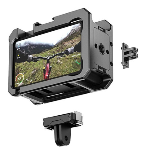 Camera Cage Rig Aluminum Alloy Quick Release Stand Support Mount Holder Shell for  ACTION 3/4 Protective Frame 2