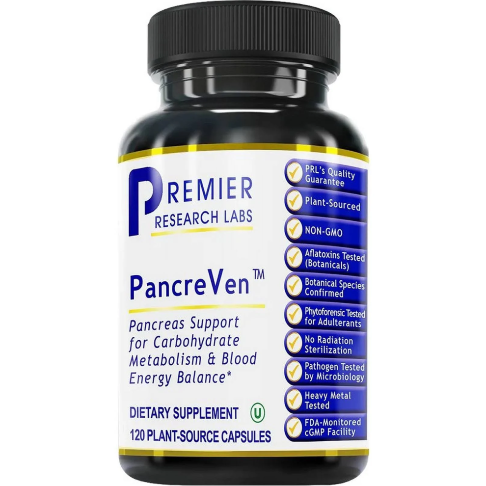 Photos - Vitamins & Minerals Premier Research Labs PancreVen 120 Vegetarian Capsules B003BMJHL2