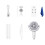 Oscillating Stand Fan Rechargeable USB Remote 5 Speeds 4