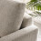 Carrera 2 Seater Sofa cream color 3