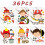 Grobro7 Fire Fighter Stickers Wall Book Pencil Case Decor 6 1