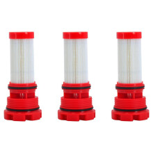 3X Nouveau Filtre à Carburant Rouge Adapté Aux Moteurs Mercury Optimax / Verado 8M0020349 884380T