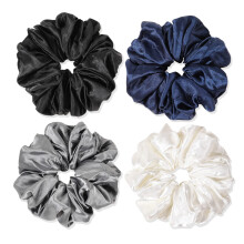 Cotton Scrunchies for Women and Girls Thick Curl Hair No