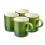 Cooks Professional (Green) Cooks Professional 4 Piece Mug Set 240ml 1