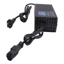 3X Chargeur de VéHicule ÉLectrique 60V 20AH avec Affichage de Puissance de 7 LumièRes Protection Contre les Fuites de Courant Chargeur au Plomb
