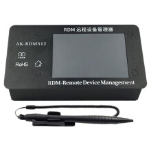 DMX512 RDM Remote Device Manager 4 Inch Touch Screen Eén Toets Podiumverlichting Adrescoder XLR RJ45 voor Bar Bruiloft Concert