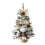 Miniature Pre-lit Christmas Tree 17.7 Inch Pine Tabletop 1
