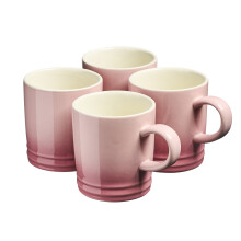 (Pink) Cooks Professional 4 Piece Mug Set 240ml