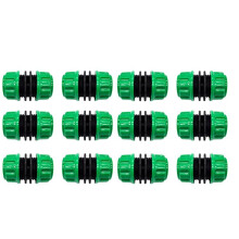12Pcs Hose Repair Connector Extender for Join 1/2 Inch Garden Hose Pipe Quick Repair Connection Garden Hose Joiner