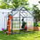 190 x 190cm Walk-In Polycarbonate Greenhouse 4