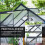 190 x 190cm Walk-In Polycarbonate Greenhouse 7
