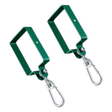 Heavy Duty Metal Swing Hook with Extension Mounting Brackets