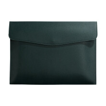 Leather Document Folder Soft PU Travel Portfolio with