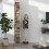 204 CD Tall Narrow Media Storage Tower - Oak Tone 4
