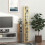 204 CD Tall Narrow Media Storage Tower - Oak Tone 3