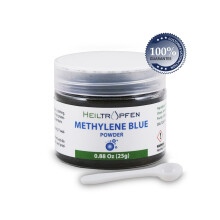 Methylenblau-Pulver 25 g (0,88 oz) | Ultrahochrein | USP-pharmazeutische Qualität