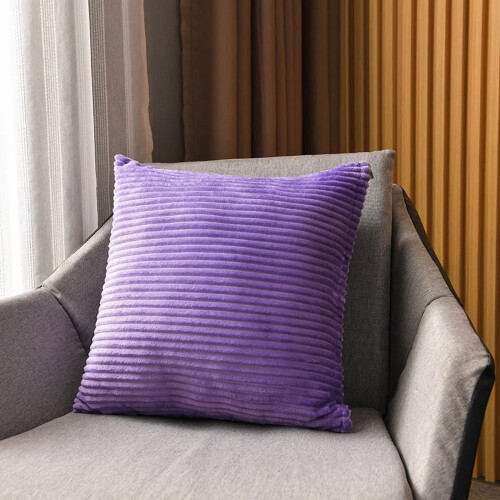 Purple Throw Pillows 40x40cm Polyester Cover PP Cotton