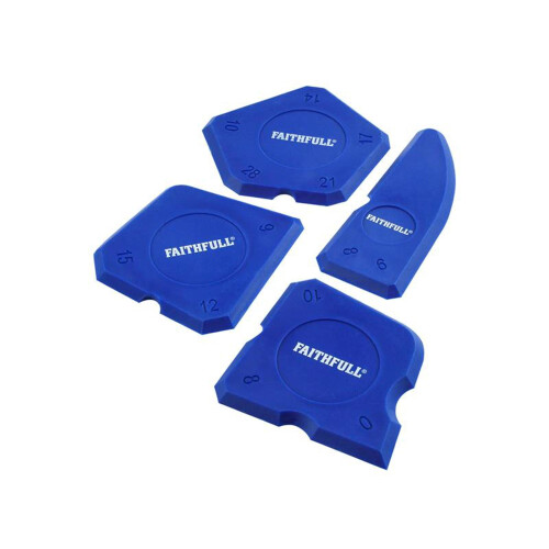 Faithfull Faithfull Profiling Tool Kit, 4 Piece - FAITLP4