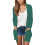 Women's Lightweight Open-Front Cardigan Long Sleeve 1