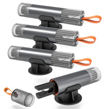 Marteau D'Urgence pour Voiture avec Coupe-Ceinture, 4 Pièces, Marteau Multifonctionnel pour Briser le Verre de Fenêtre de Voiture