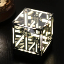 Nocna Lampka dla HYPERcube, Lampa Atmosferyczna, Figurka w Pudełku Niespodziance do Pokoju E-Sportowego, Dekorator Biurka A