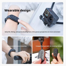 Remote Control for Osmo Action 5 Pro Action 4, Photography Shutter Release Button Controller Camera Lemon