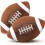 Football-shaped pillow soft comfort 30cm 1