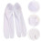 Japanese Kimono Tabi Socks White Cotton Split-Toe 1 Pair 3