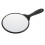 Vintage Handheld Mirror Black with Handle 1 Piece 1