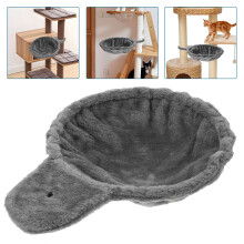 Cat Tree Hammock Replacement Deep Basket Dark Grey Soft