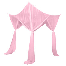 Bed Canopy Net Polyester Mesh 4 Openings