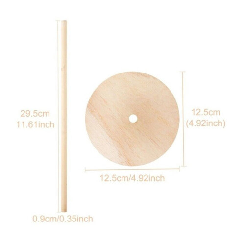 Wooden Donut Display Stand Beige 5 Pieces 1