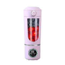 Mélangeur de Jus Portable pour Shakes, Smoothies, 700 Ml, 12 Lames, Mélange Rapide, Mixeur 2 en 1, Presse-Agrumes Personnel, 7,4 V C