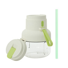 Presse-Agrumes Portable, Mixeur Ă Smoothies, 12 Couteaux, Agitateur, Bouteille, Presse-Agrumes Rechargeable, Outil de Cuisine B