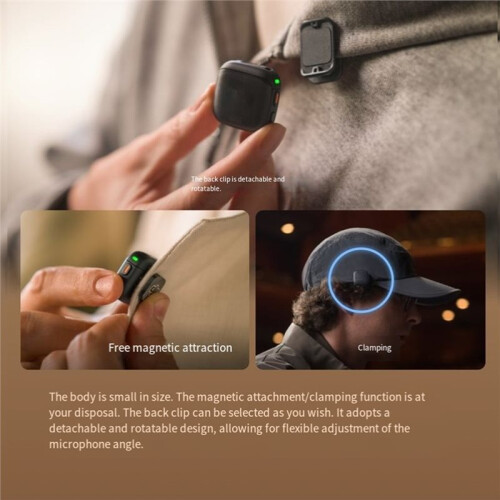 For  Mic 3 Transmitter Three Voice Tone Presets, Two-Level Noise Cancelling