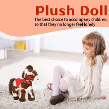 Electric Plush Horse Toy with Sound and Movement 11 inches