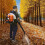 63cc Backpack Leaf Blower Petrol Engine Pro Garden Back Pack Easy Start Blow UK 1