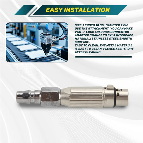Vac-U-Lock Air Quick Connector Adapter Change to 3XLR Interface Attachements Saw Machine Accessories Attachment 2