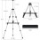 Aluminum Art Easel Stand Portable Adjustable 66 Inch Silver 3