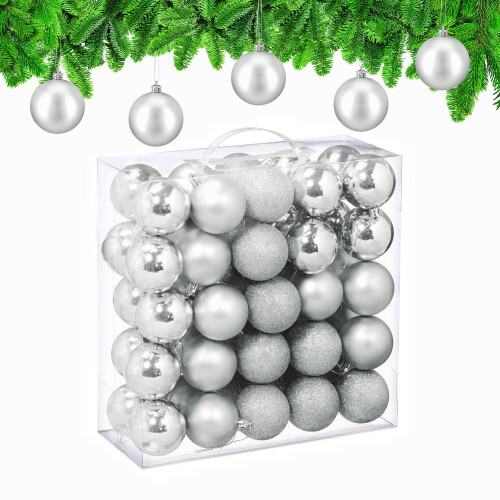 Sett med juletre, 3 design, matt og glanset 1