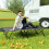 Double Camping Cot Bed, with Bag - Charcoal Grey 4