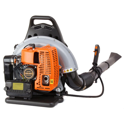 63cc Backpack Leaf Blower Petrol Engine Pro Garden Back Pack Easy Start Blow UK 2